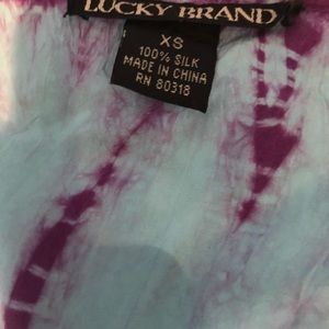 Lucky Brand- woman’s silk shirt